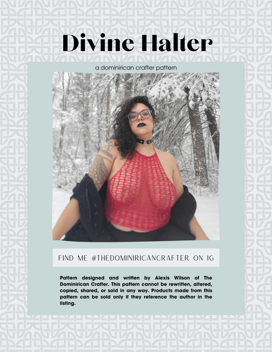 The Divine Halter | Crochet Pattern | Digital PDF